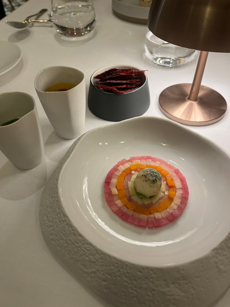 Telezzüz Michelin yıldızlı vegan fine dining restoranı dashi çorba
